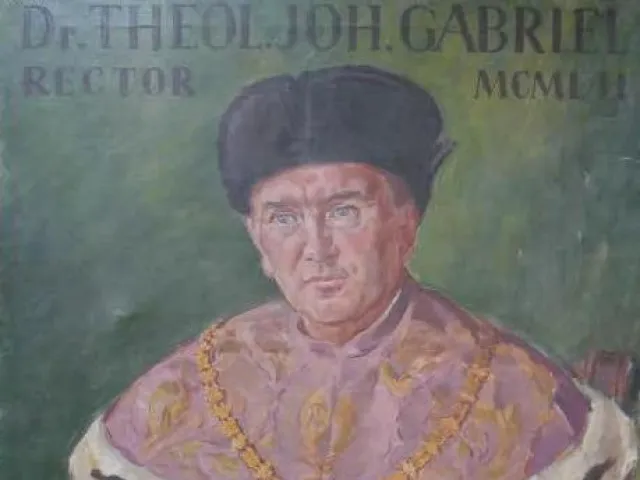 Johannes Gabriel (1896–1964) als Rektor 1950/51