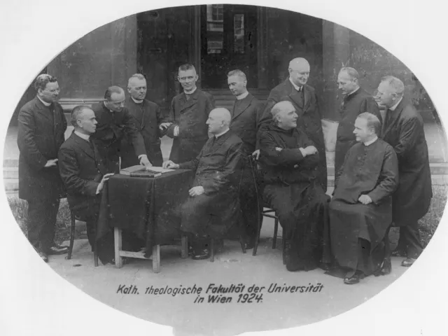 Die Professoren der Katholisch-theologischen Fakultät der Universität Wien, 1924