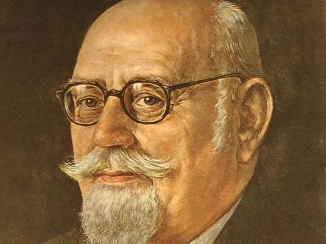 Karl Renner (1870–1950), erster Bundespräsident der Zweiten Republik