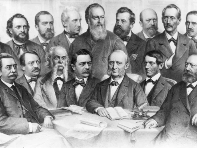 Das Professorenkollegium der Medizinischen Fakultät 1882