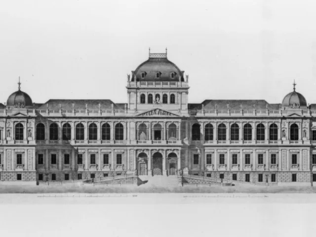 Fassade des Hauptgebäudes der Universität Wien