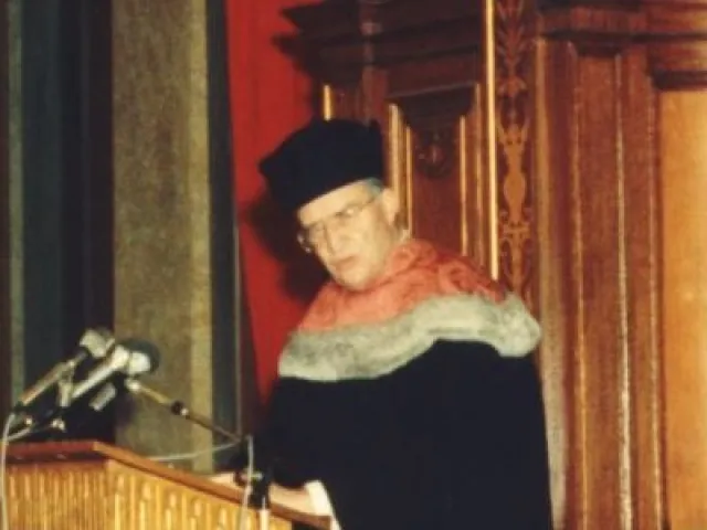 Felix Ermacora als Laudator bei der Verleihung von Goldenen Doktordiplomen der Rechtswissenschaftlichen Fakultät