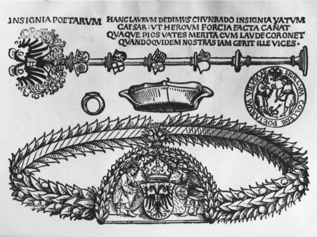 Insignien des „Collegium Poetarum et Mathematicorum“