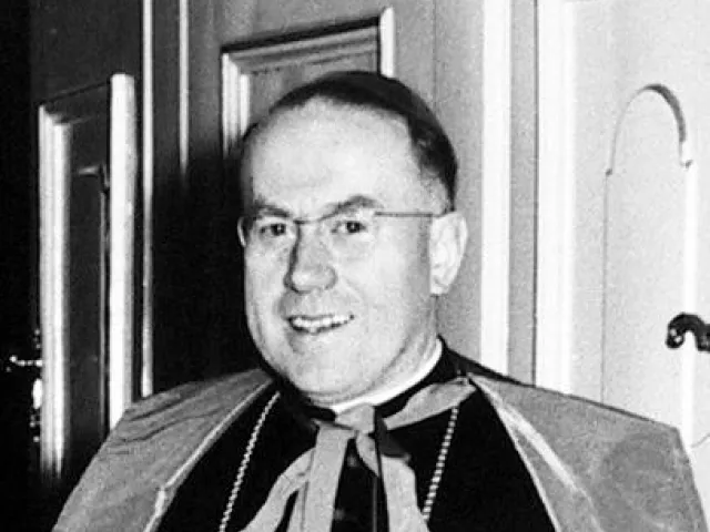 Kardinal Franz König (1905–2004), Religionswissenschaften, bei der Verleihung des Ehrendoktorats der Katholisch-theologische…
