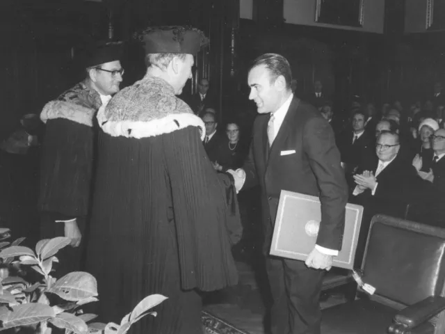 Verleihung des Titels Ehrensenator der Universität Wien an Anton Prskawetz