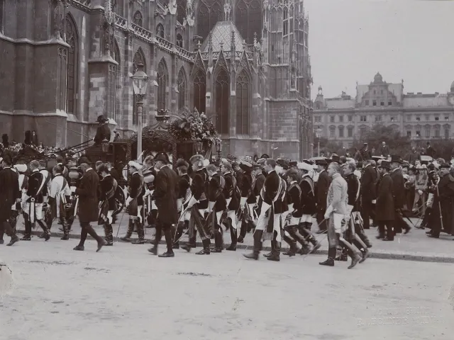 Begräbnis von Prof. Carl Gussenbauer, Männergesang-Verein Wien