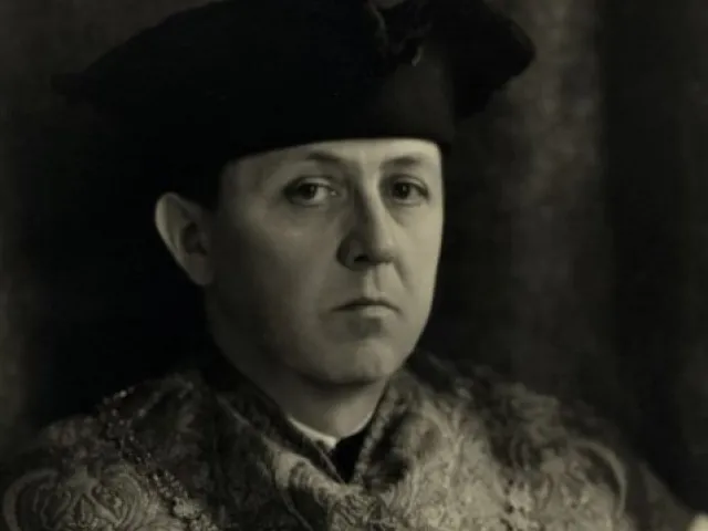 Fritz Knoll als Rektor der Universität Wien, 1941