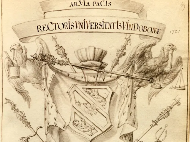 Rektorenblatt von Jacob Ignaz von Focky (Medizin)