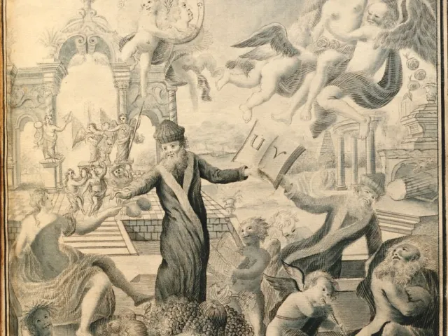 Rektorenblatt von Joseph Paul Pock (Rektor 1728/29)