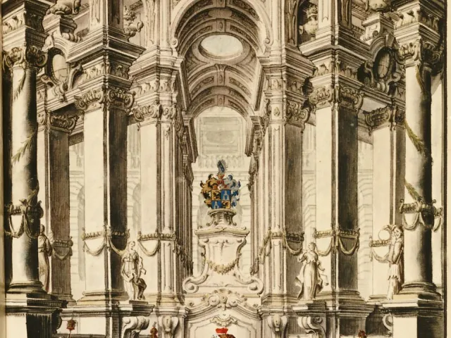 Rektorenblatt von Johannes Peter Simen (1766/67 Rektor)