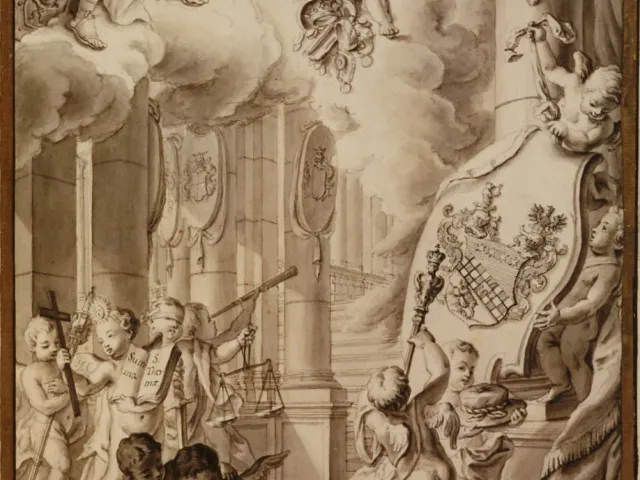 Rektorenblatt von Johann Anton von Bernhard, Medizin