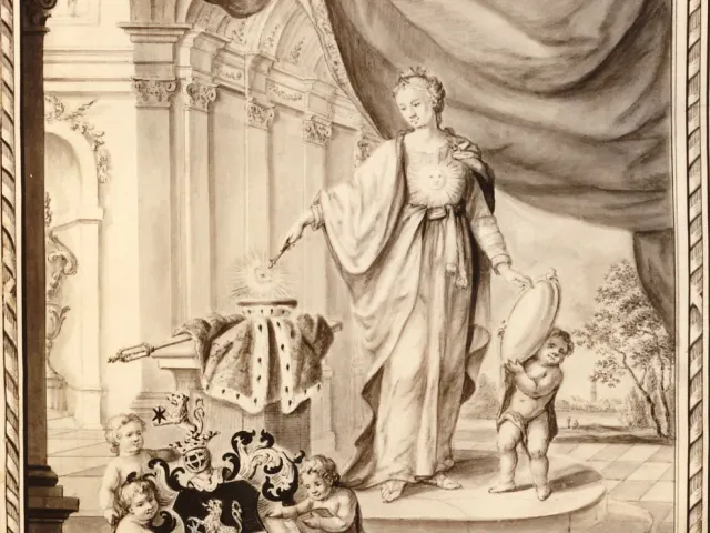 Rektorenblatt von Joachim Karl Ziegler (1775/76 Rektor)