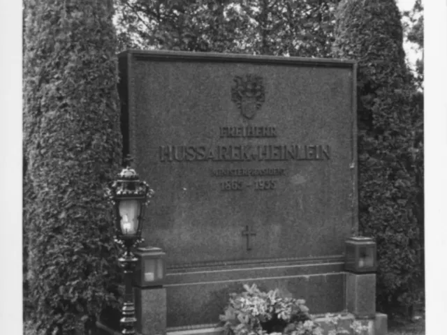 Grabstein von Maximilian Freiherr von Hussarek-Heinlein (1865–1935)