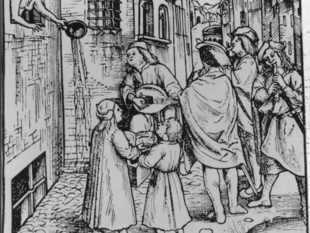 Musikalische Darbietung von Scholaren