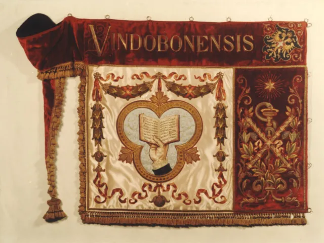 Rückseite der Universitätsfahne (Universitätsbanner, 1892)