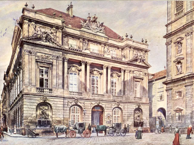 Die Neue Aula der Universität Wien (Österreichische Akademie der Wissenschaften) im Jahr 1903