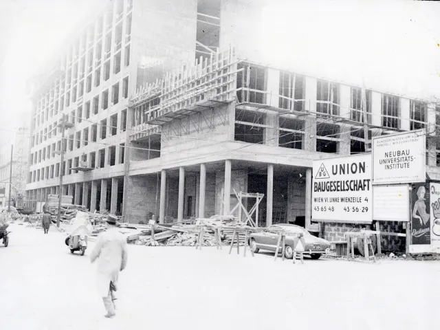1959 Baustelle des NIG | Neues Institutsgebäude