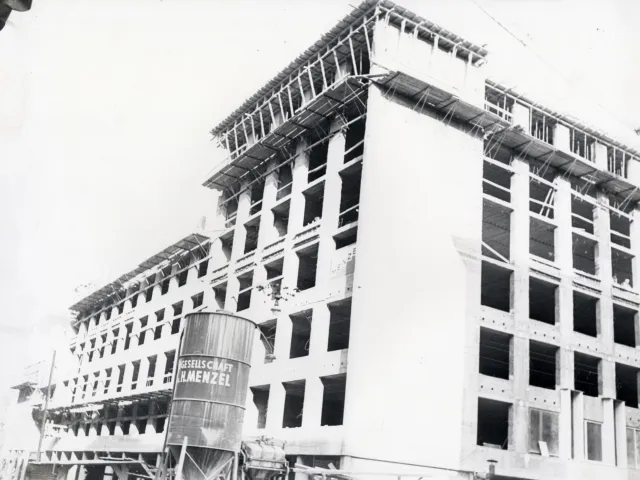 1959 Baustelle des NIG | Neues Institutsgebäude