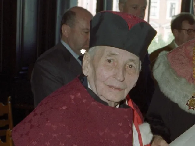 Günther Beitzke bei der Verleihung des Ehrendoktorats der Universität Wien