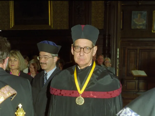 Thomas Hearn Jr. bei der Ernennung zum Ehrenbürger der Universität Wien