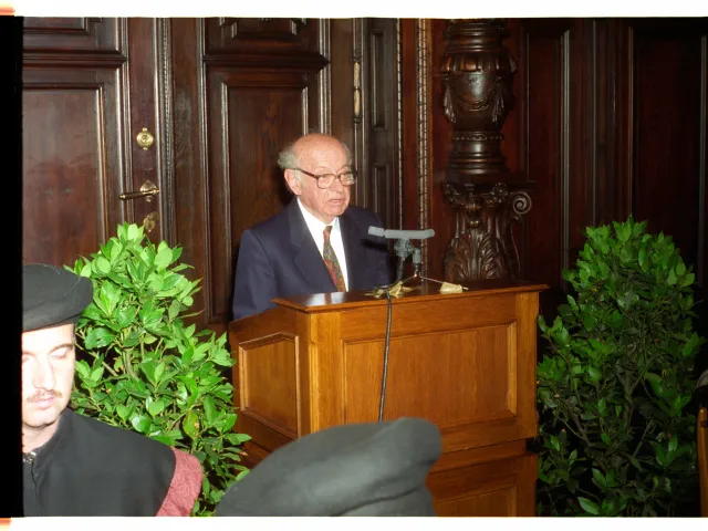 Henry Rappaport bei der Verleihung des Ehrendoktorats der Universität Wien