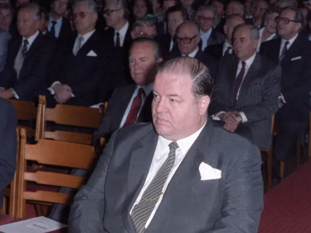 Peter Henn bei der Ernennung zum Ehrenbürger der Universität Wien