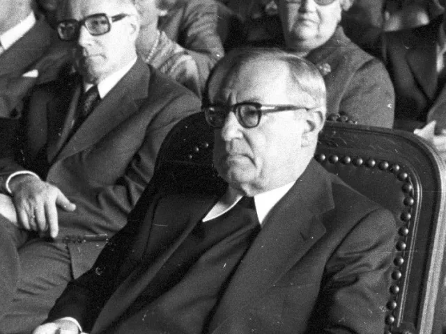 Walter Kornfeld bei einer akademischen Feier