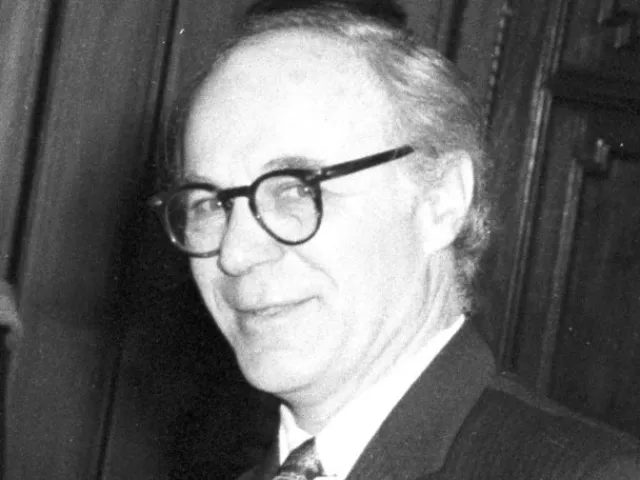 Lawrence Klein bei der Verleihung des Ehrendoktorats der Universität Wien