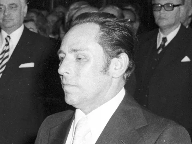 Josef Sveda bei der Verleihung der Ehrenbürgerschaft der Universität Wien