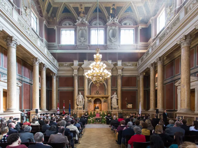 Promotion sub auspiciis im großen Festsaal der Universität Wien im Rahmen des Dies Academicus der Universität Wien 2014