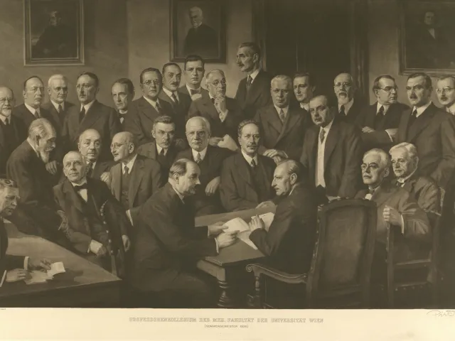 Das Professorenkollegium der Wiener medizinischen Fakultät, Sommersemester 1936