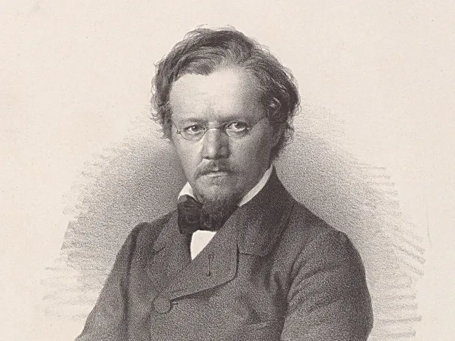 Rudolf Kner (1810-1869), Zoologie, Paläontologie; Lithografie 1859