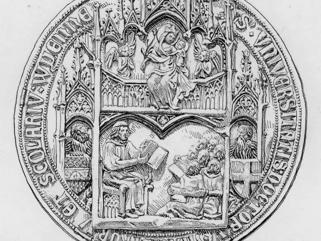 Ältestes Großes Siegel der Universität Wien („Sigillum Magnum“, 1365)