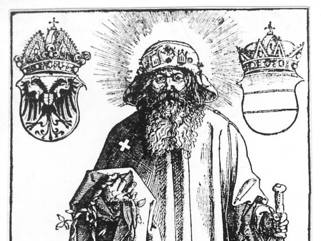 Der Heilige Koloman, Patron der Österreichischen akademischen Nation an der Universität Wien