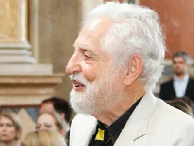 Carl Djerassi (1923–2015) bei der Verleihung des Ehrendoktorats der Universität Wien