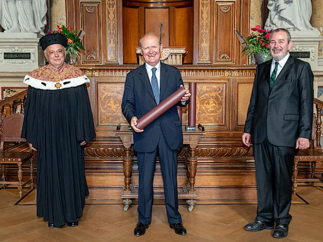 Max Kothbauer wurde am 12. März 2020 zum Ehrensenator ernannt, feierliche Verleihung am 21. Juni 2021