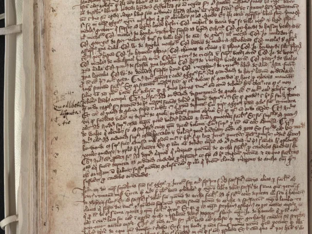 Verteilung der vorzulesenden Bücher unter den Magistern der Artistenfakultät, 1390