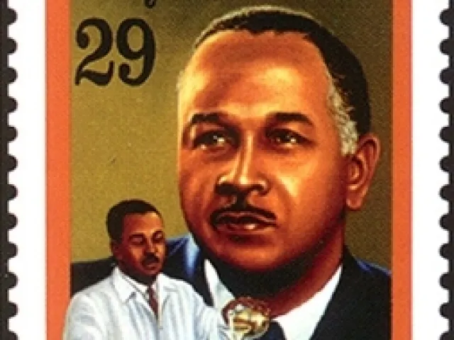 Briefmarke zu Ehren von Percy Lavon Julian, 1993