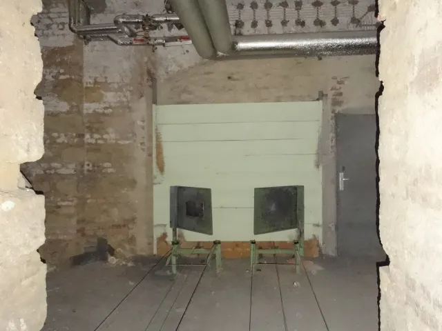 Der ehemalige Schießkeller im Hauptgebäude der Universität Wien