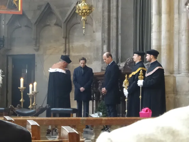 Kranzniederlegung am Kenotaph Rudolfs IV. im Rahmen des Dies Academicus der Universität Wien 2014