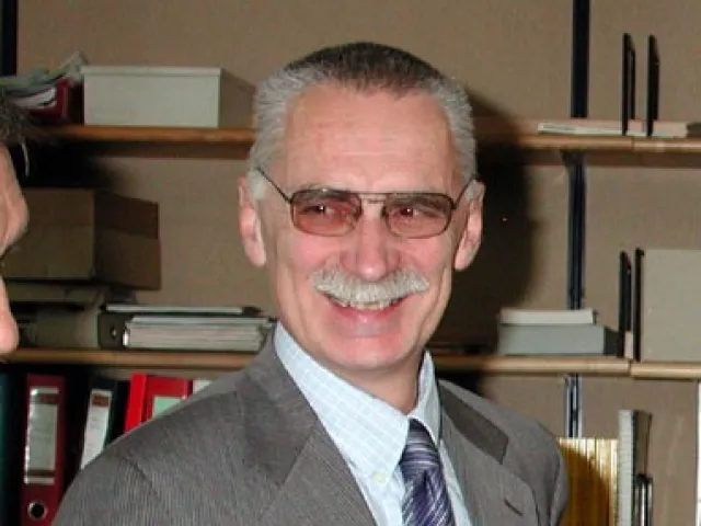 Karl Sigmund bei der feierlichen Einweihung des „Leopold Schmetterer-Leseraums“
