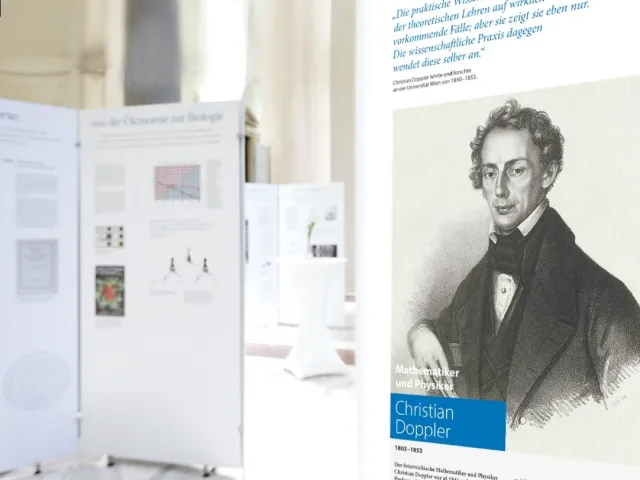 Ausstellung „Innovation durch Grundlagenforschung“