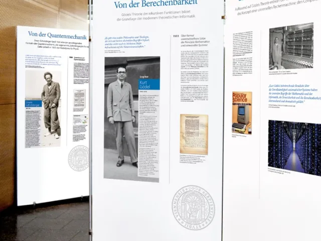 Ausstellung „Innovation durch Grundlagenforschung“