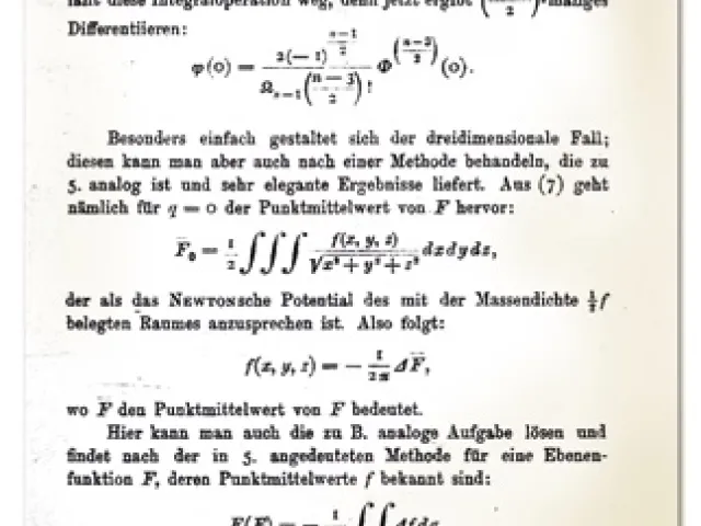 Johann Radon, „Über die Bestimmung von Funktionen durch ihre Integralwerte längs gewisser Mannigfaltigkeiten“, 1917