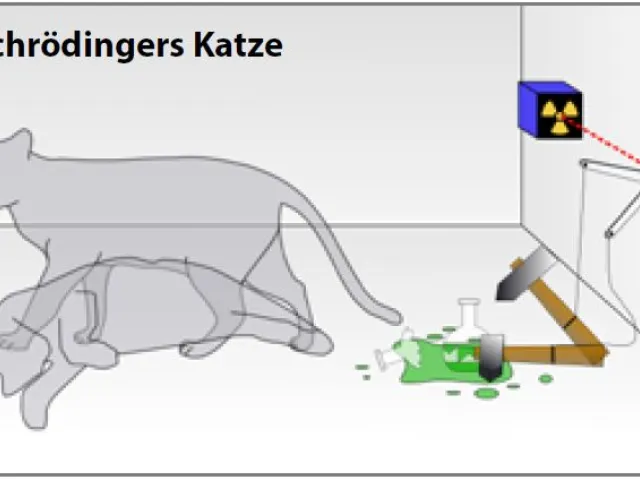 In der Quantenmechanik gibt es überlagerte Zustände, die ein Gedankenexperiment ermöglichen, in dem eine Katze sowohl tot al…