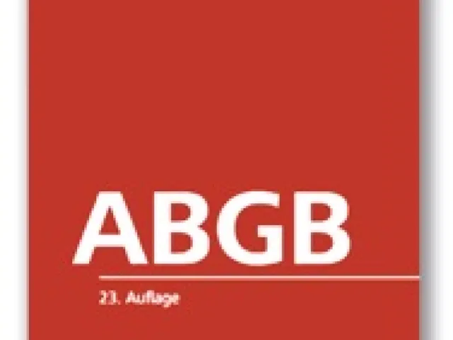 Aktuelle Gesetzesausgabe zum „Allgemeinen Bürgerlichen Gesetzbuch“