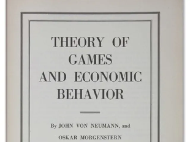 John von Neumann und Oskar Morgenstern „Theory of Games and Economic Behavior“, 1944. Das Buch wurde zur „Bibel“ der Spielth…
