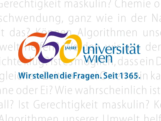 650 Jahre Universität Wien, Cover des Programmhefts zum Jubiläum der Universität Wien 2015