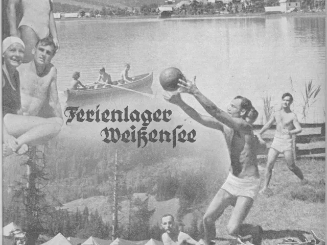 „Ferienlager Weißensee“, Titelblatt „Treibt Leibesübungen! Mitteilungsblatt des Amtes für Leibesübungen an den Wiener Hochsc…