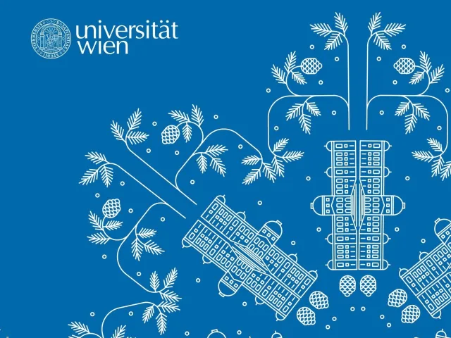 Weihnachtskarte der Universität Wien 2024